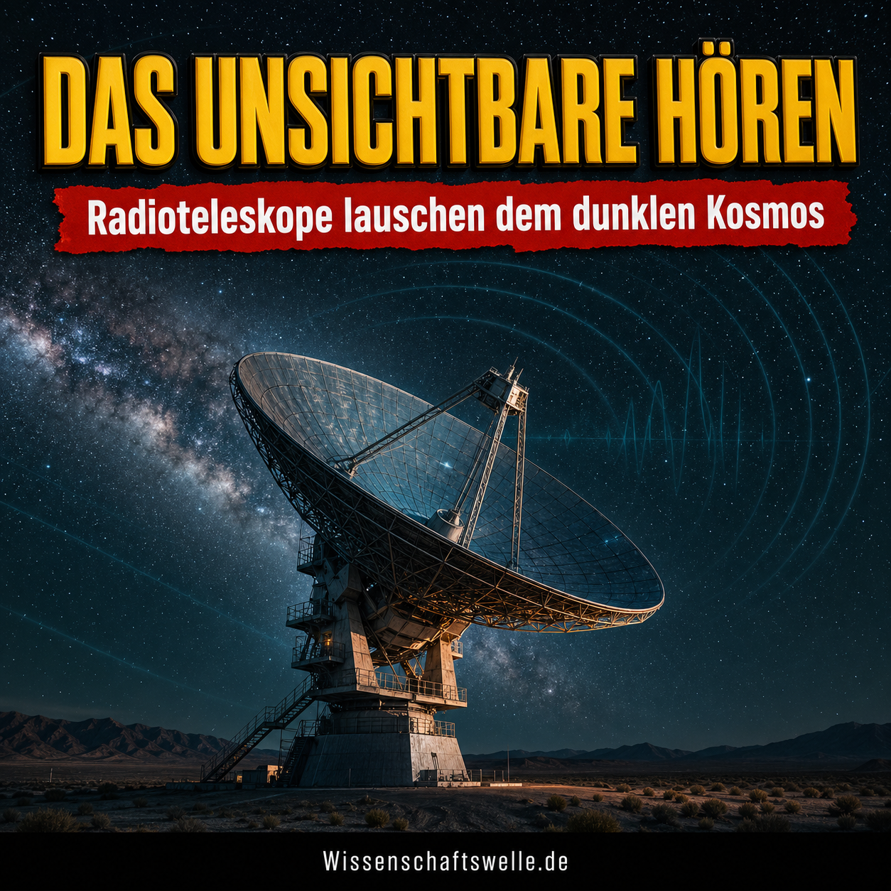Radioteleskope: Wie wir das unsichtbare Universum hörbar machen