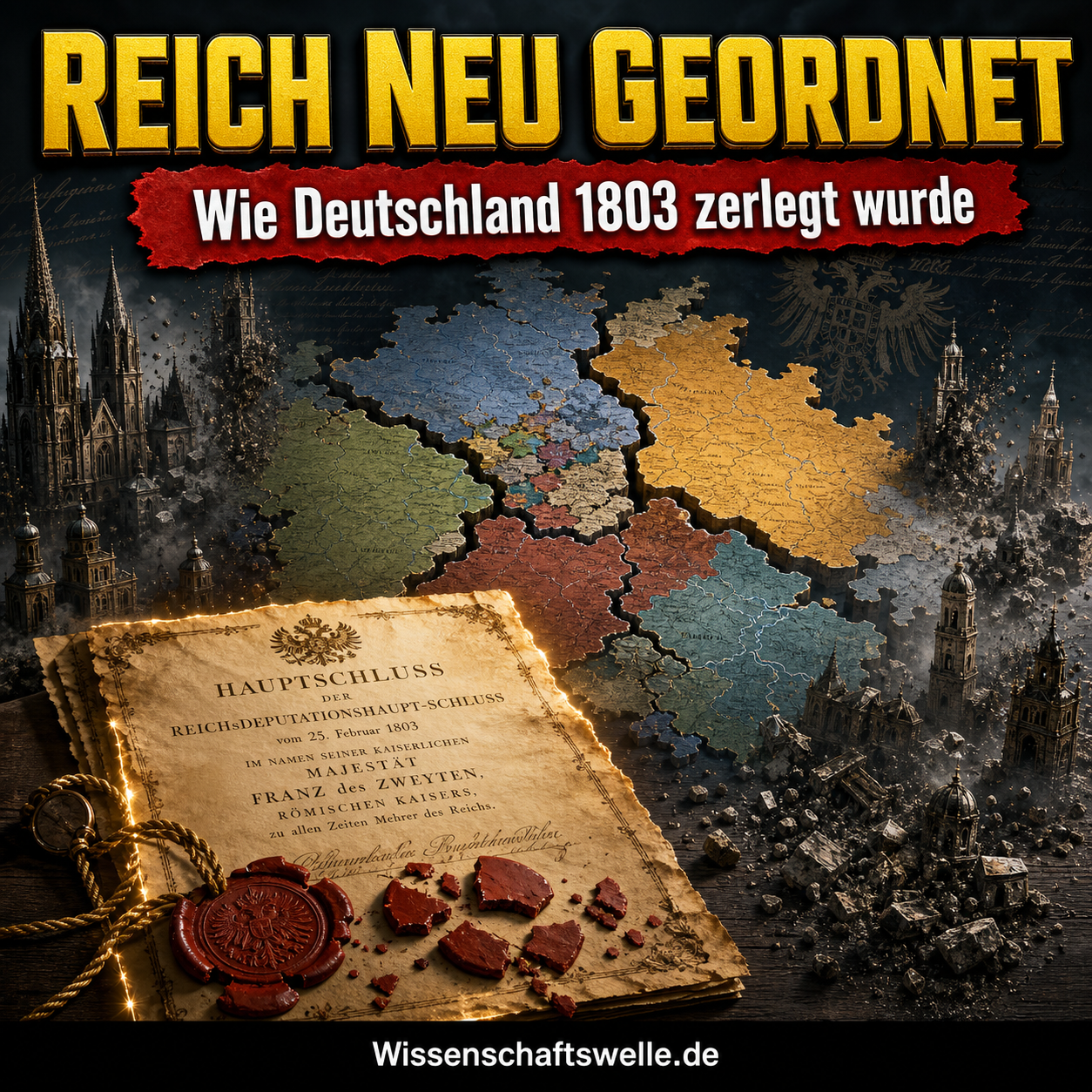 Reichsdeputationshauptschluss: Wie ein Dokument die politische Landkarte Deutschlands neu erfand