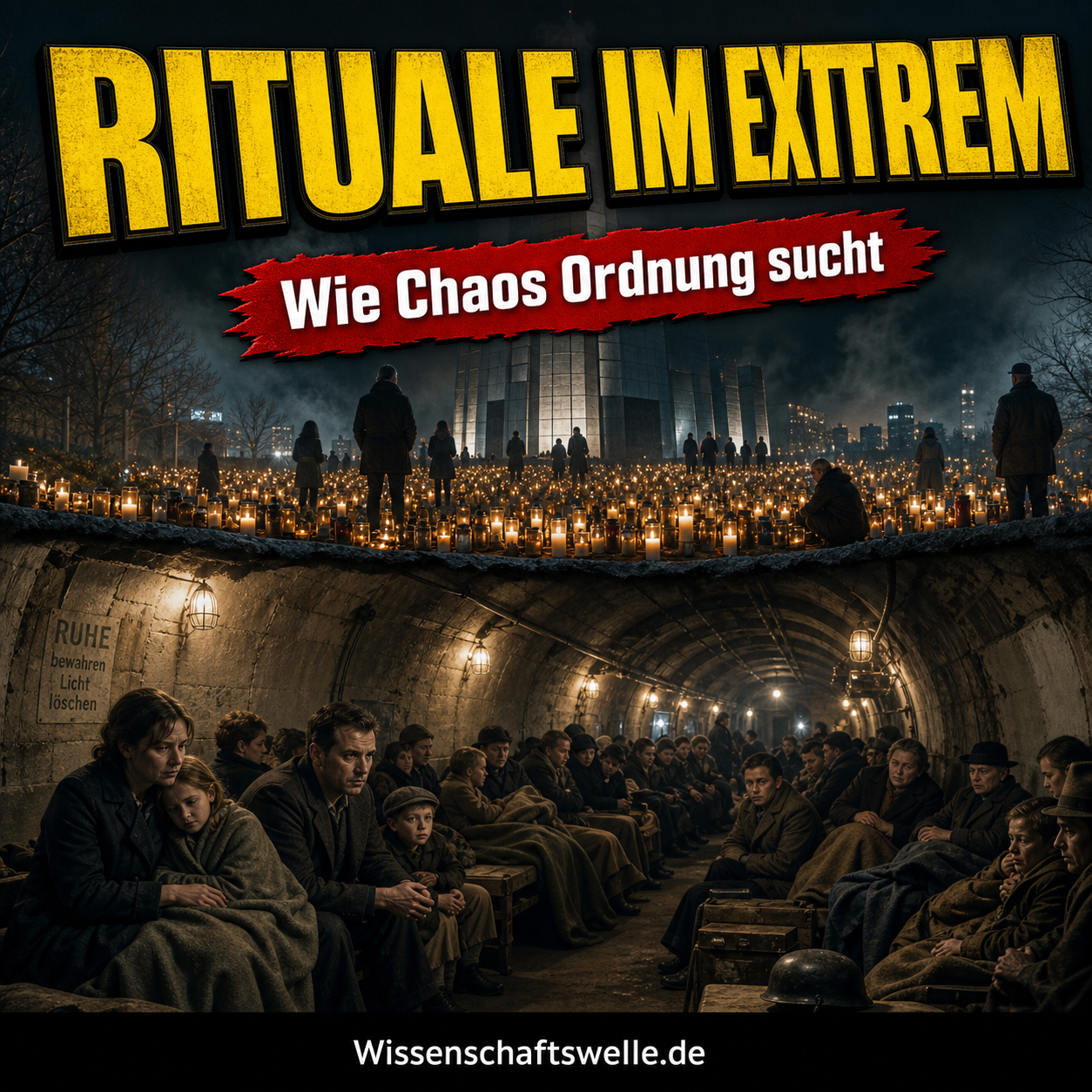 Rituale in Extremsituationen: Von Luftschutzkellern bis Kerzenmeeren – eine Spurensuche