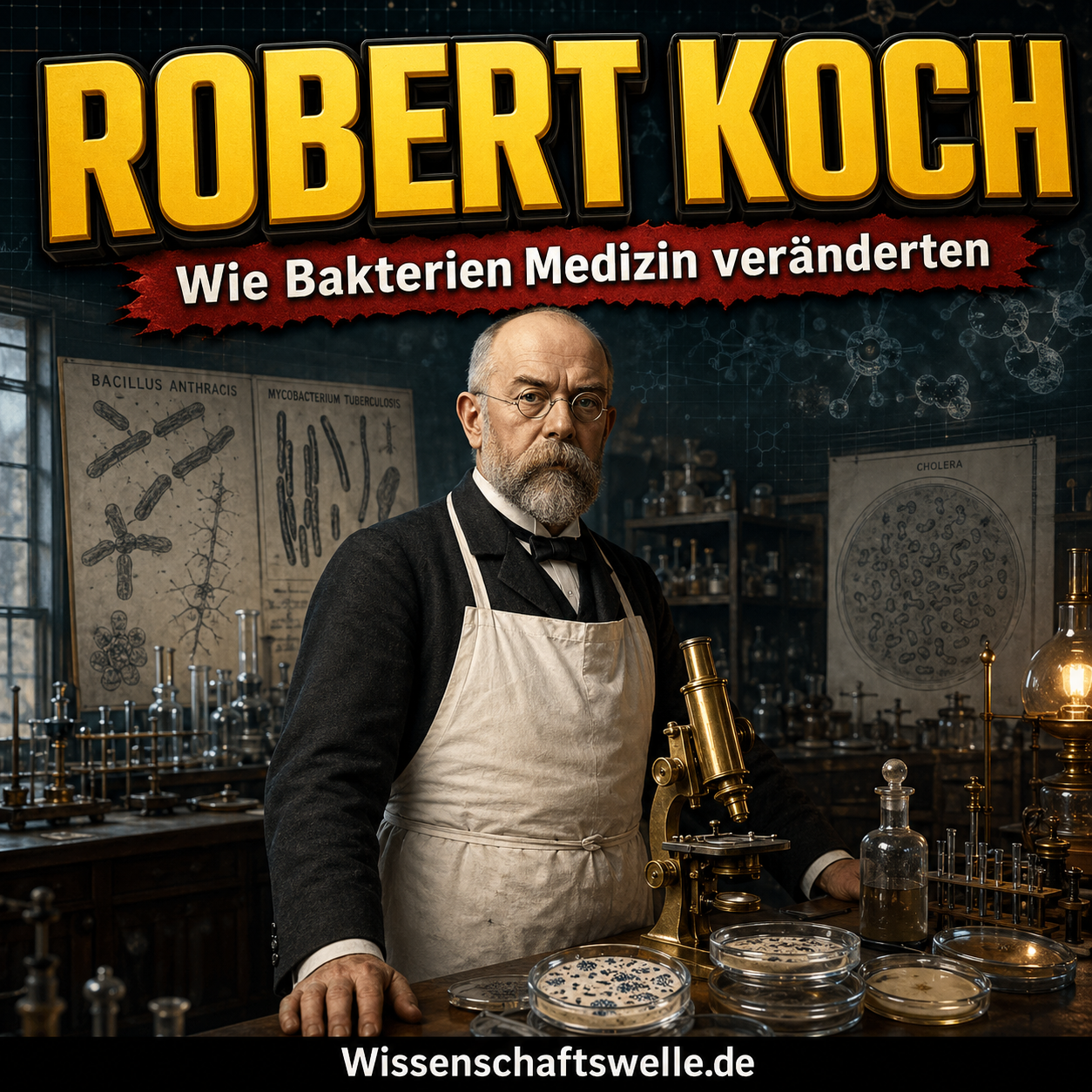Robert Koch: Wie ein Landarzt die Bakterien sichtbar machte und warum sein Erbe bis heute zugleich glänzt und schmerzt