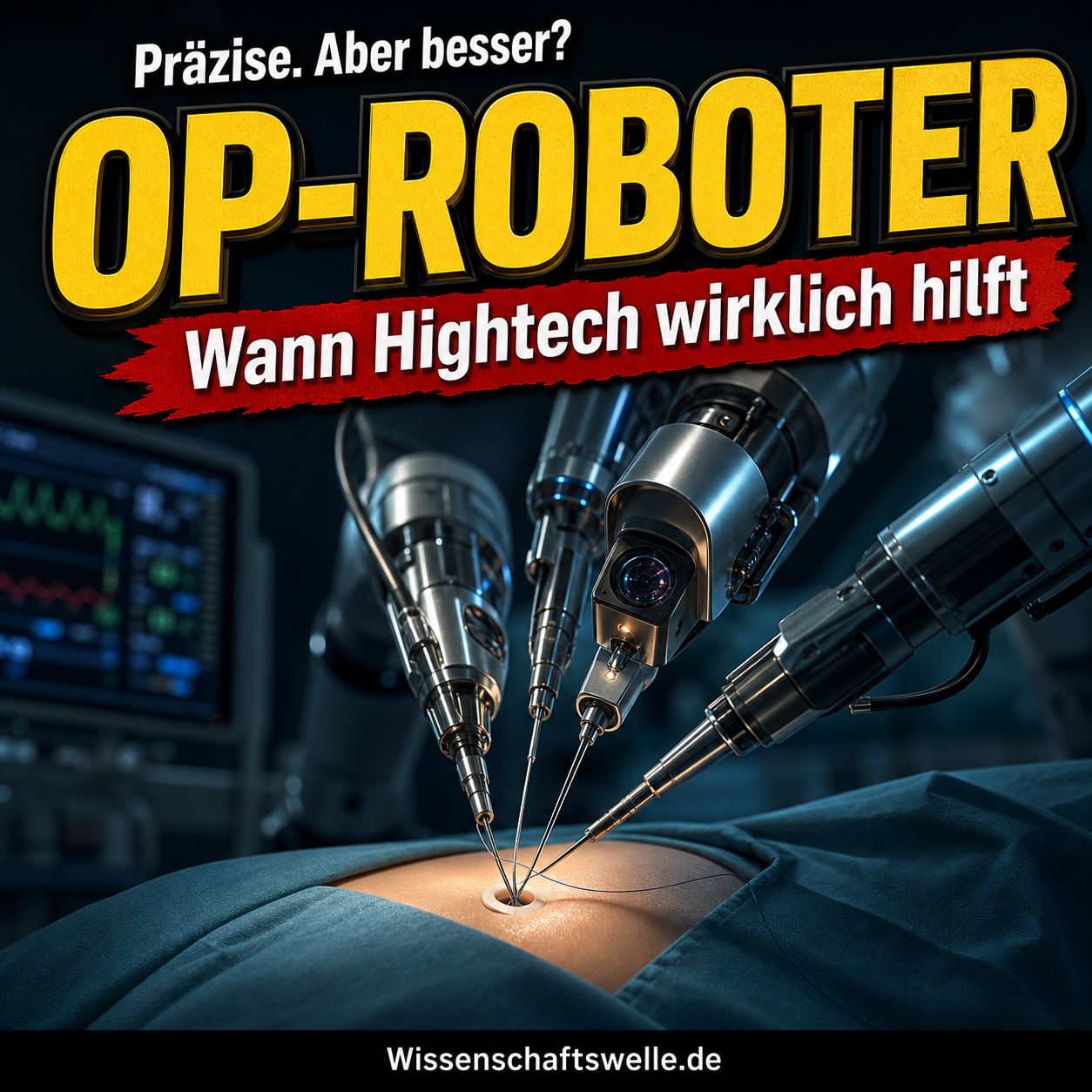 Robotische Chirurgie verkauft Präzision. Bessere Versorgung muss sie erst beweisen