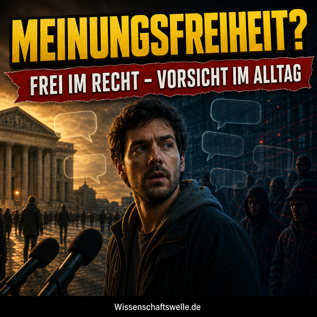 Sag‘ ich es oder sag‘ ich es nicht? Die gefühlte und die gelebte Meinungsfreiheit in Deutschland.