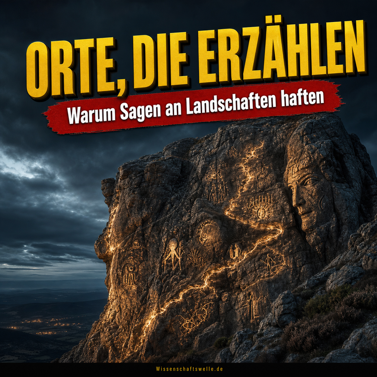 Orte, die nicht still sind: Warum Sagen Landschaften zu Gedächtnisorten machen