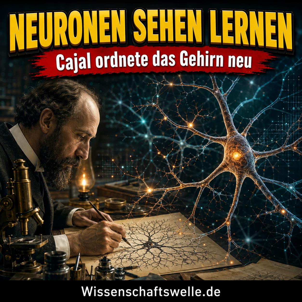 Santiago Ramón y Cajal: Der Zeichner der Nervenzellen und Vater der modernen Neurobiologie