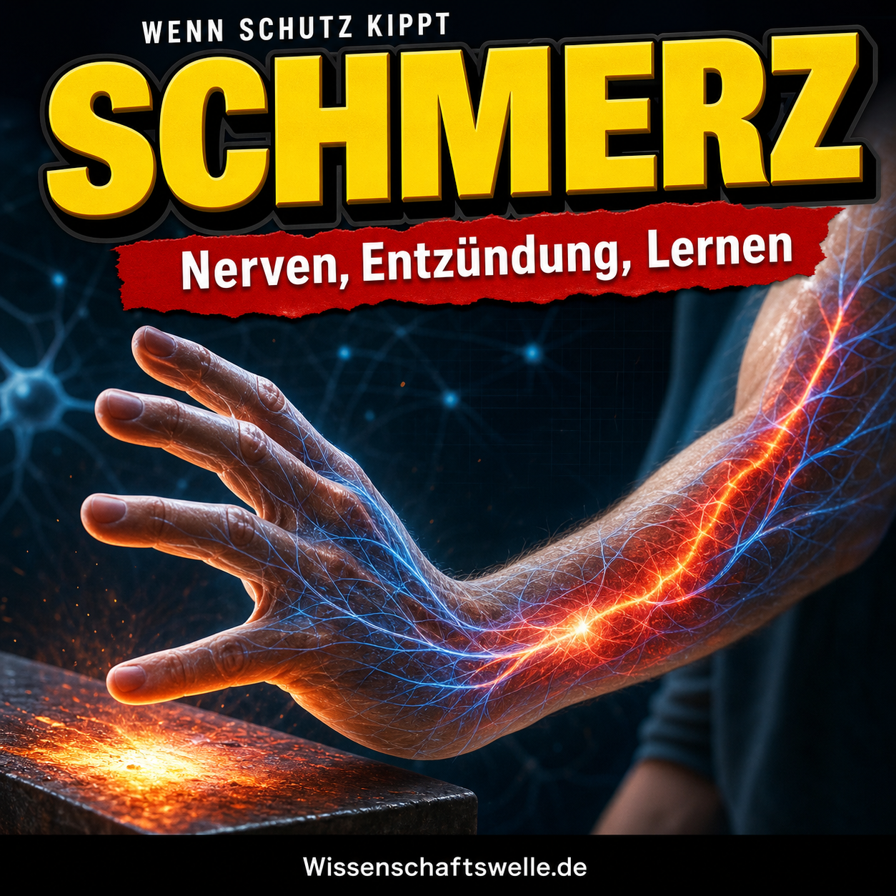 Warum Schmerz übertreibt: Wie ein Schutzsystem aus Nerven, Entzündung und Lernen außer Takt geraten kann
