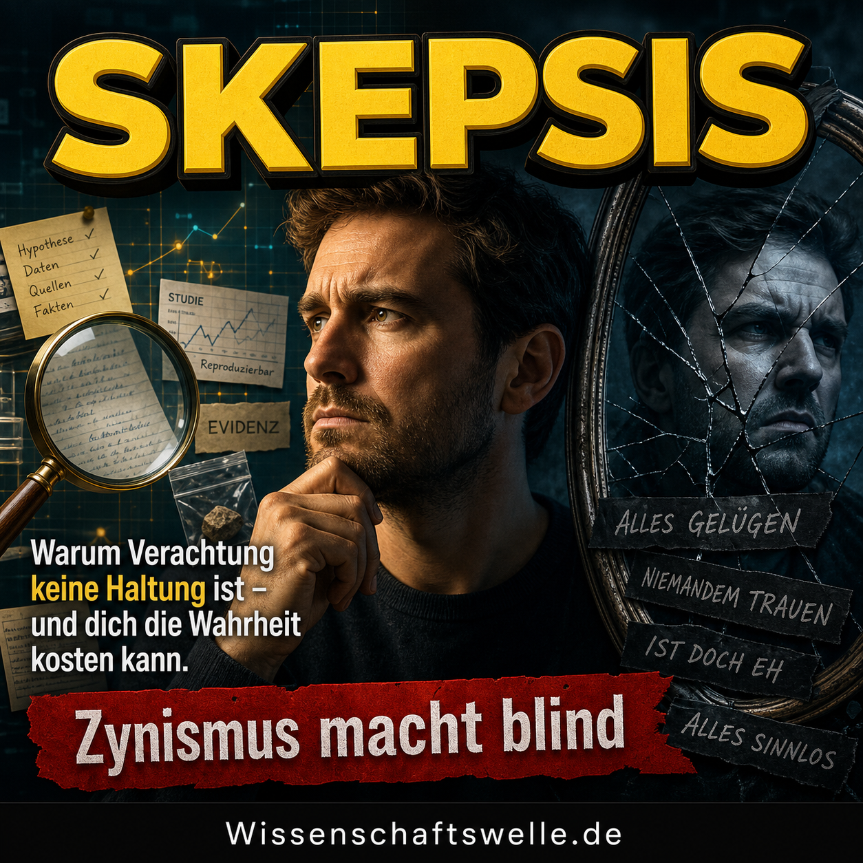Skepsis und Zynismus: Warum Zweifel klug macht – und Verachtung blind