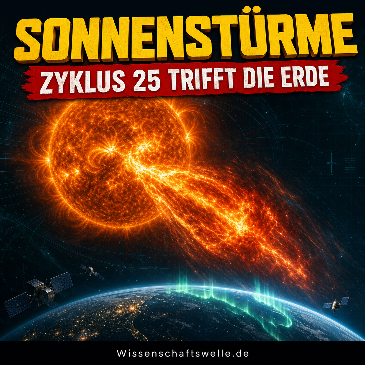 Sonnenstürme & Co.: Wie der aktive Zyklus 25 unser Leben beeinflusst und Forscher staunen lässt