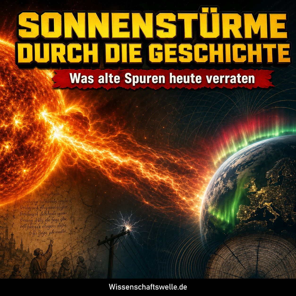 Sonnenstürme durch die Geschichte: Was historische Aufzeichnungen über extremes Weltraumwetter verraten