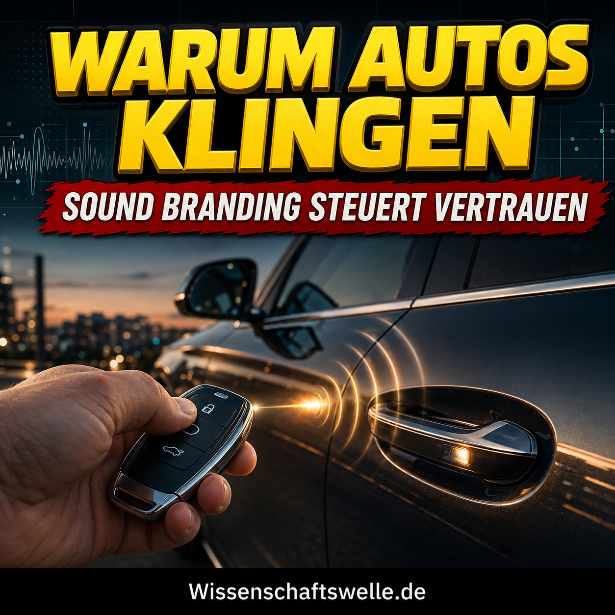 Sound Branding: Warum dein Auto beim Entriegeln genau so klingen muss