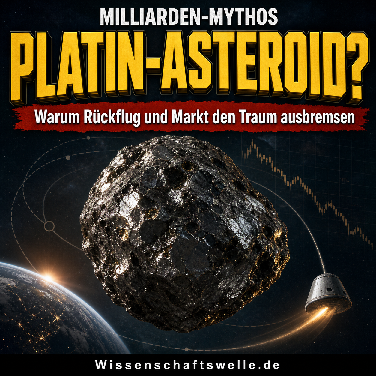 Space Mining Rohstoffe: Warum der „Platin-Asteroid“ kein Geschäftsmodell ist