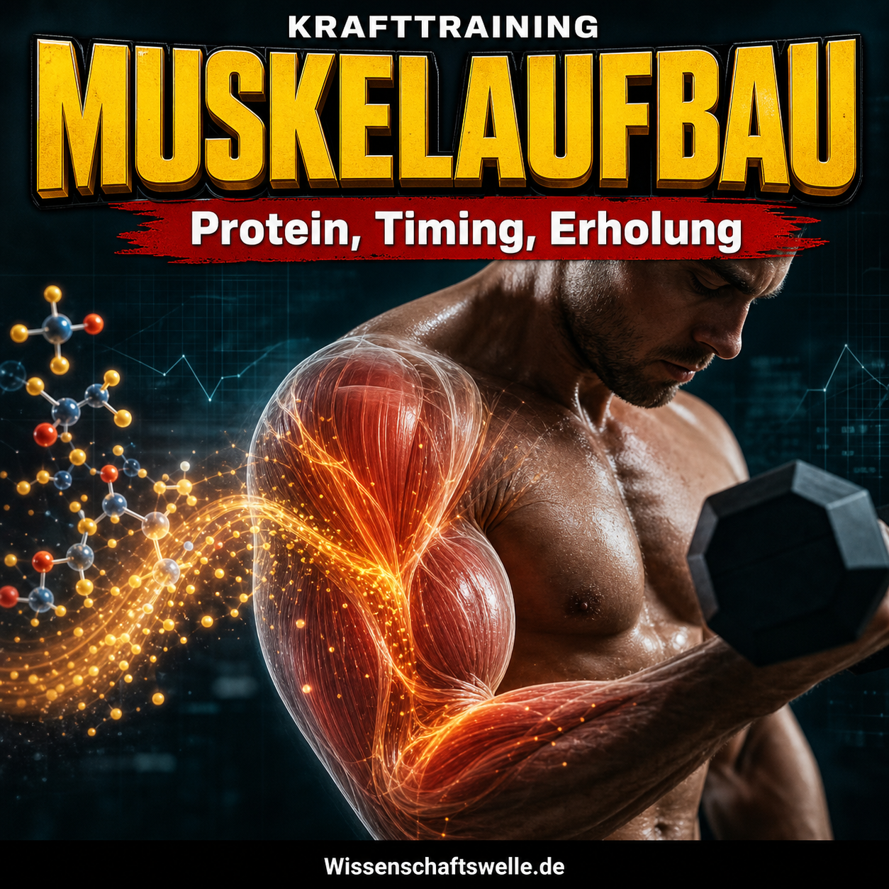 Muskel wächst nicht nach Uhr: Warum Krafttraining zuerst Energie, Eiweiß und Erholung braucht