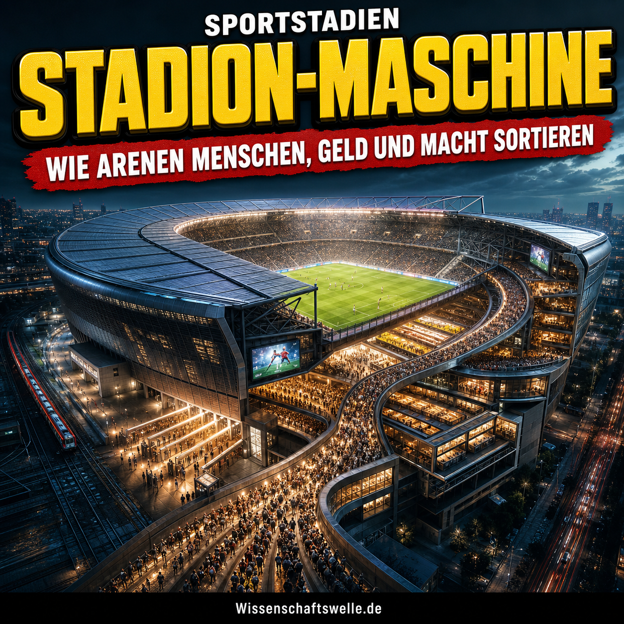 Sportstadien als Stadtmaschinen: Architektur von Fluss und Macht