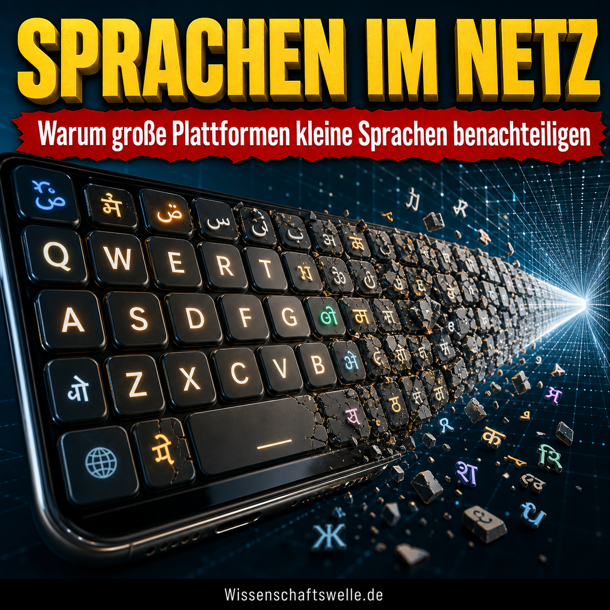 Sprachvielfalt im Internet: Wenn das Netz nur große Sprachen hört