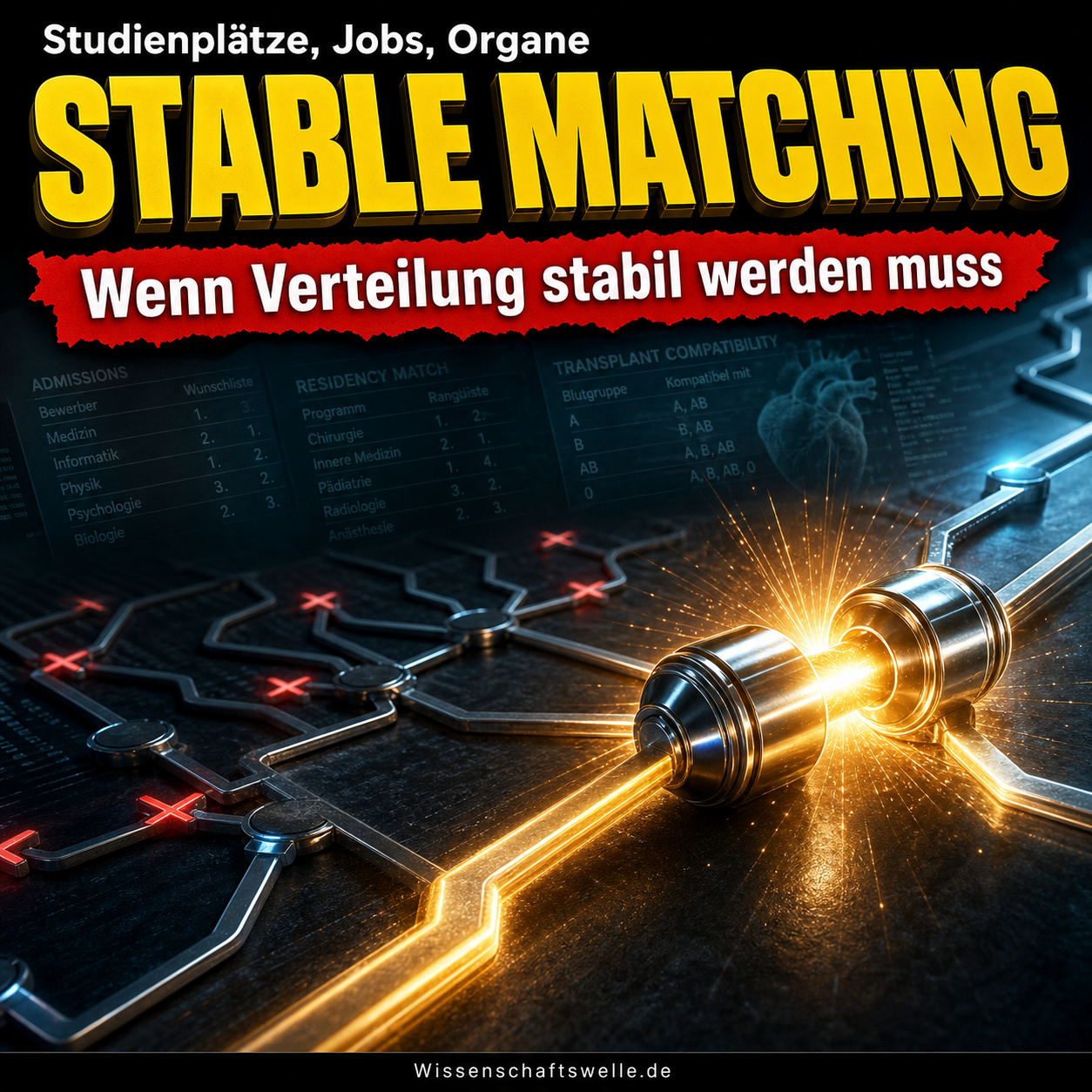 Stable Matching: Warum Zuteilungen erst dann funktionieren, wenn kein besseres Restpaar übrig bleibt