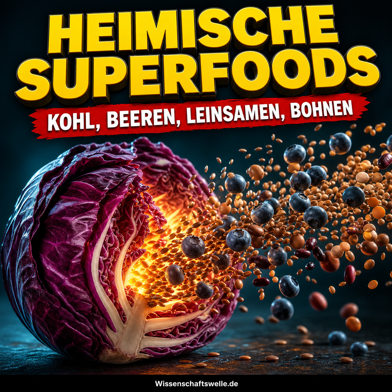 Heimische Superfoods ohne Fernweh: Warum Kohl, Beeren, Leinsamen und Bohnen oft mehr können als ihr Ruf
