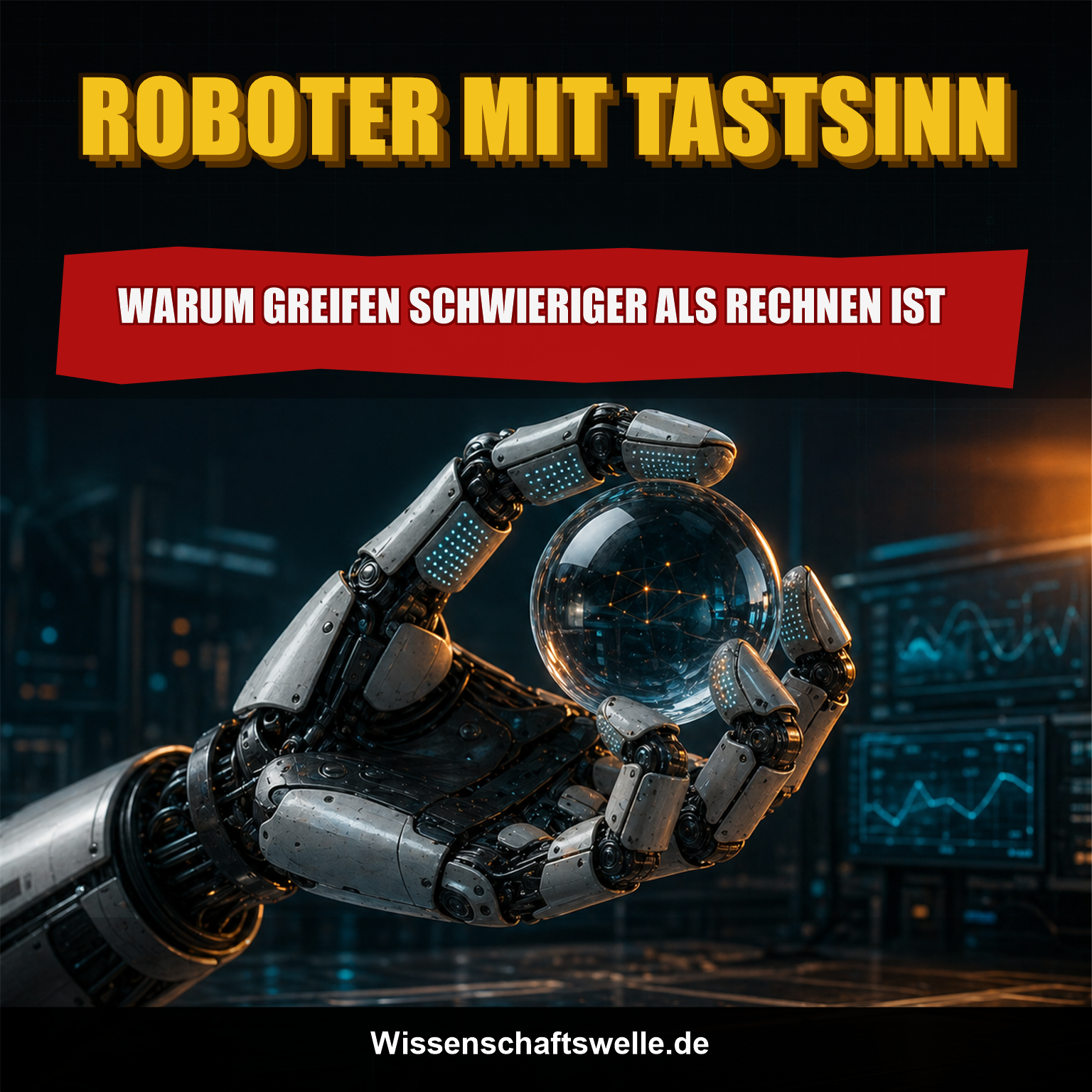 Tastsinn für Roboter: Warum Greifen schwieriger ist als Rechnen