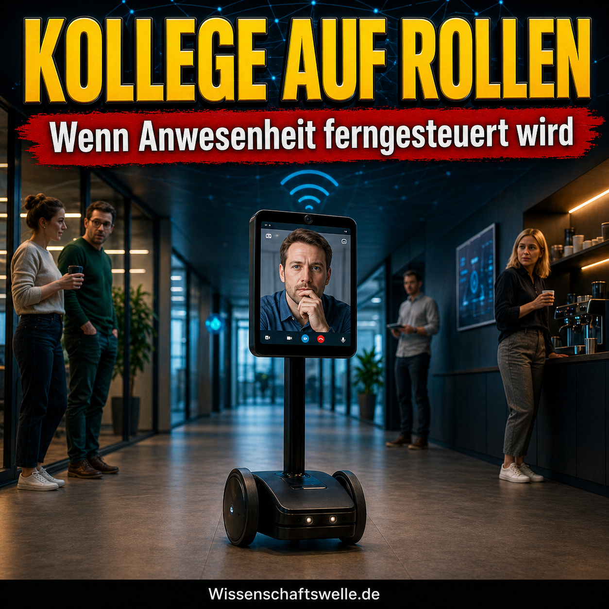 Telepräsenz-Robotik: Wenn der Kollege ein fahrender Bildschirm auf Rädern ist