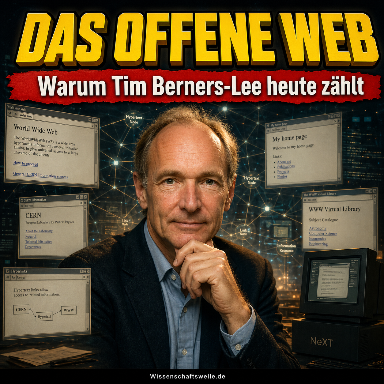 Tim Berners-Lee und das offene Web: Wie eine CERN-Idee zur globalen Infrastruktur wurde und warum sie heute verteidigt werden muss