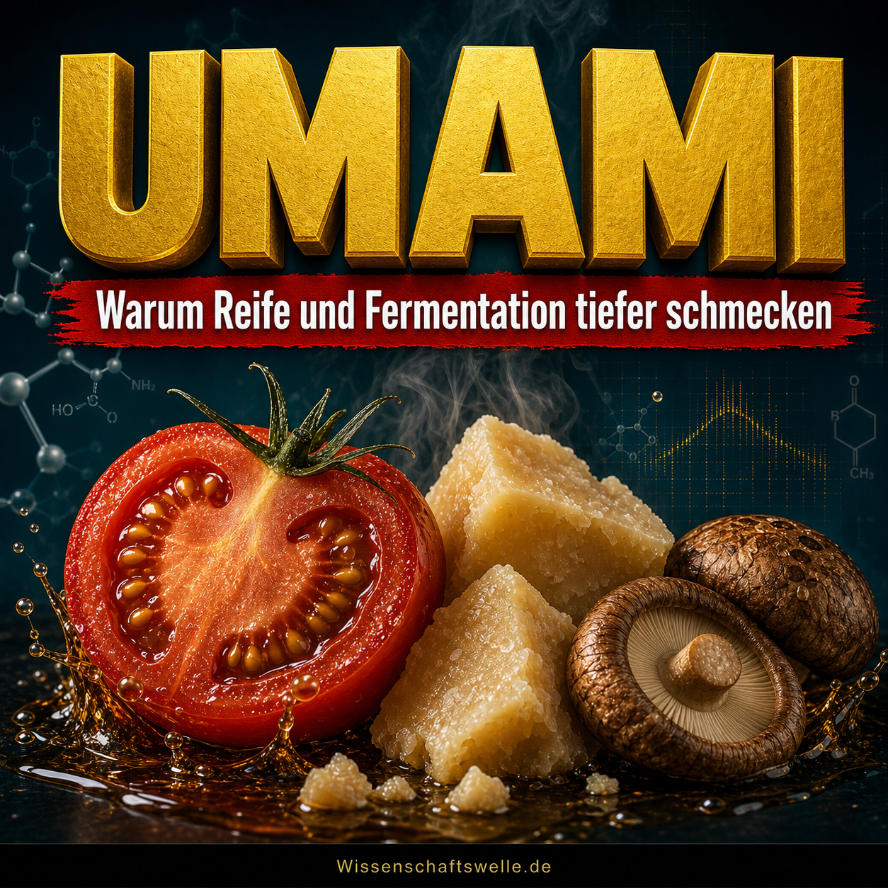 Umami ist kein Trick auf der Zunge: Wie Glutamat, Reife und Fermentation Tiefe ins Essen bringen