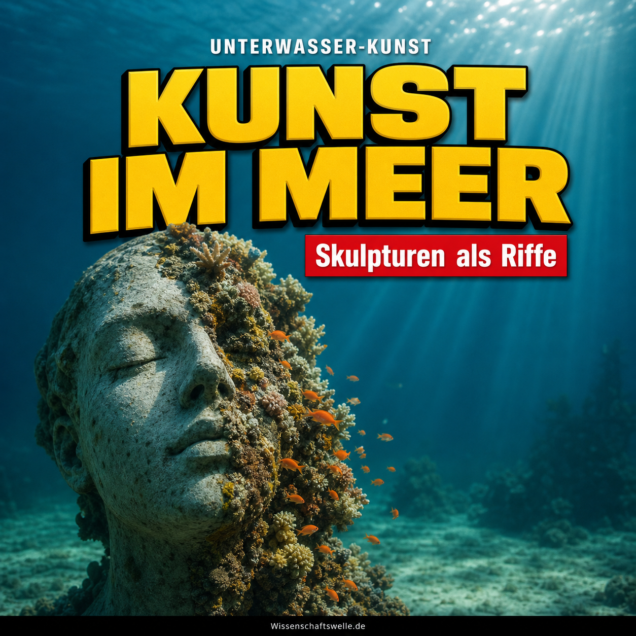 Wenn der Meeresboden kuratiert wird: Unterwasser-Kunst zwischen Riffhilfe und Eingriff