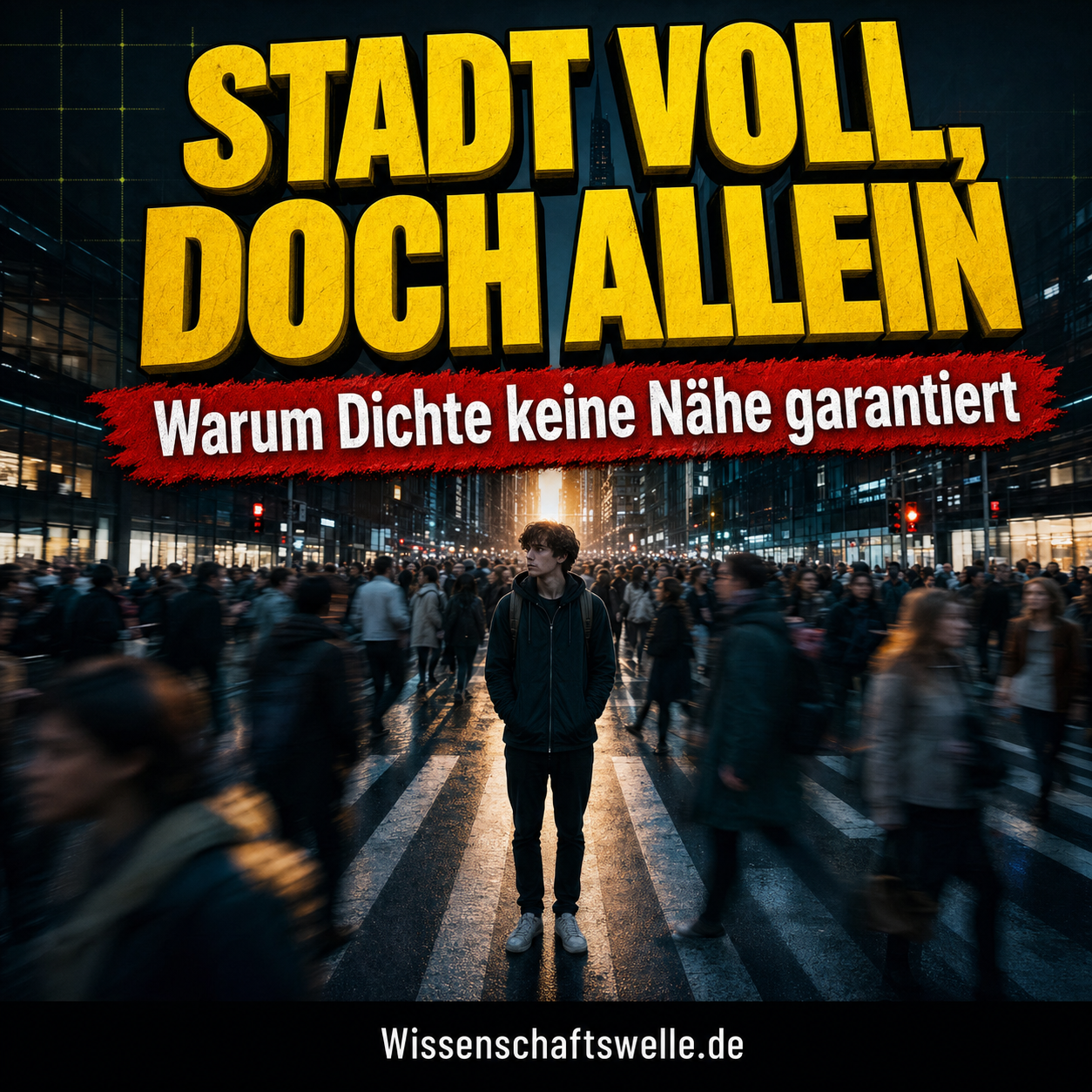 Urbanes Alleinsein: Warum hohe Bevölkerungsdichte noch keine Gemeinschaft schafft