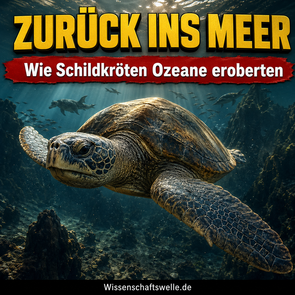 Urzeitliche Meeresschildkröten: Wie Schildkröten das Meer zurückeroberten