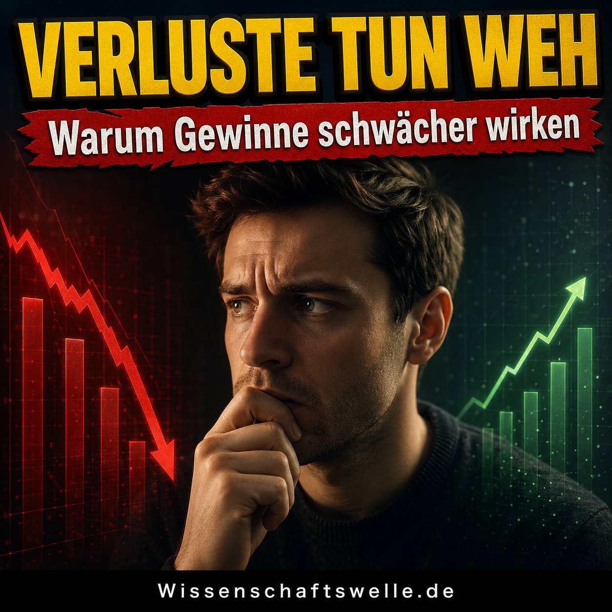 Verlustaversion: Warum Verlieren stärker weh tut, als Gewinnen freut