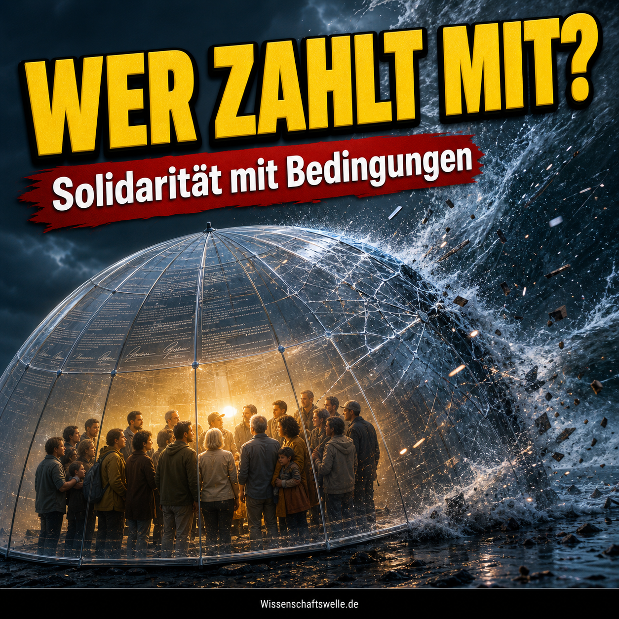 Versicherungen sind Solidarität mit Bedingungen