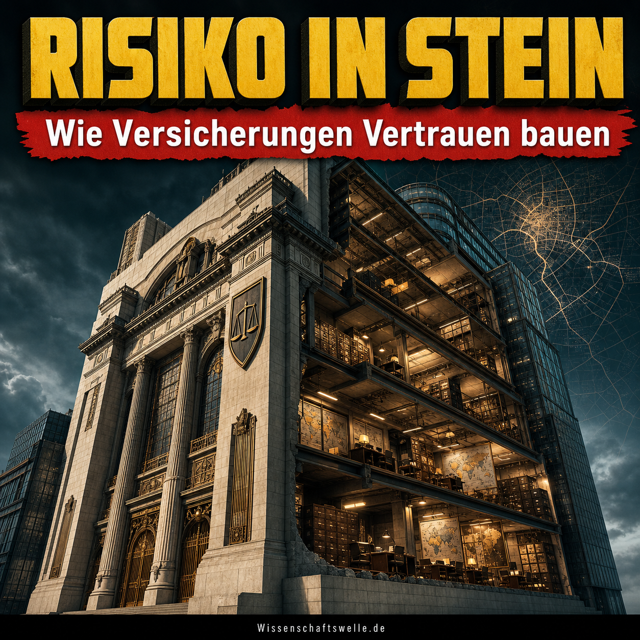 Versicherungsbauten als gebaute Bonität: Warum sie Härte, Raster und Hallen lieben