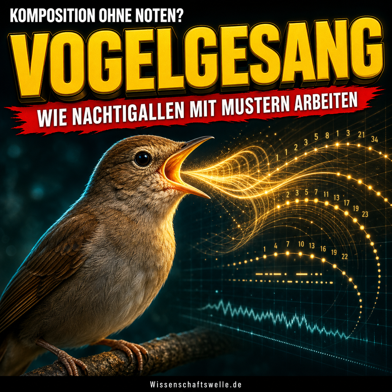Vogelgesang und Komposition: Was Nachtigallen, Zebrafinken und Menschen verbindet