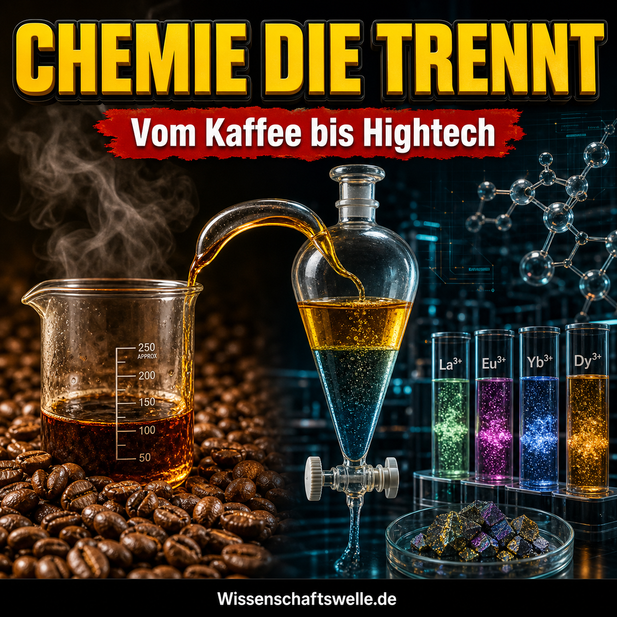 Vom Kaffee zum Hightech-Labor: Die faszinierende Reise der Lösungsmittel-Extraktion.
