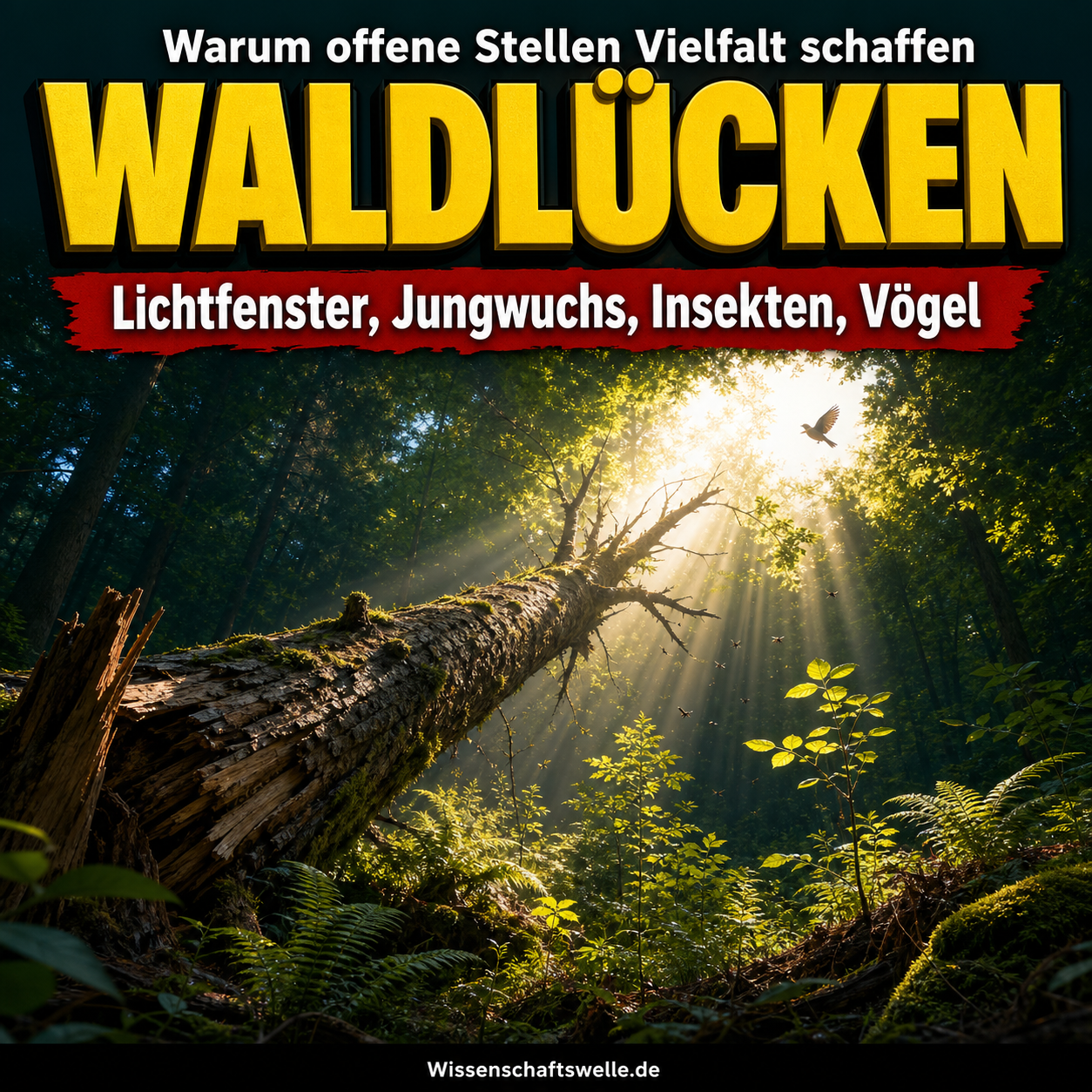 Waldlücken: Wo der Wald aufreißt, wächst Vielfalt