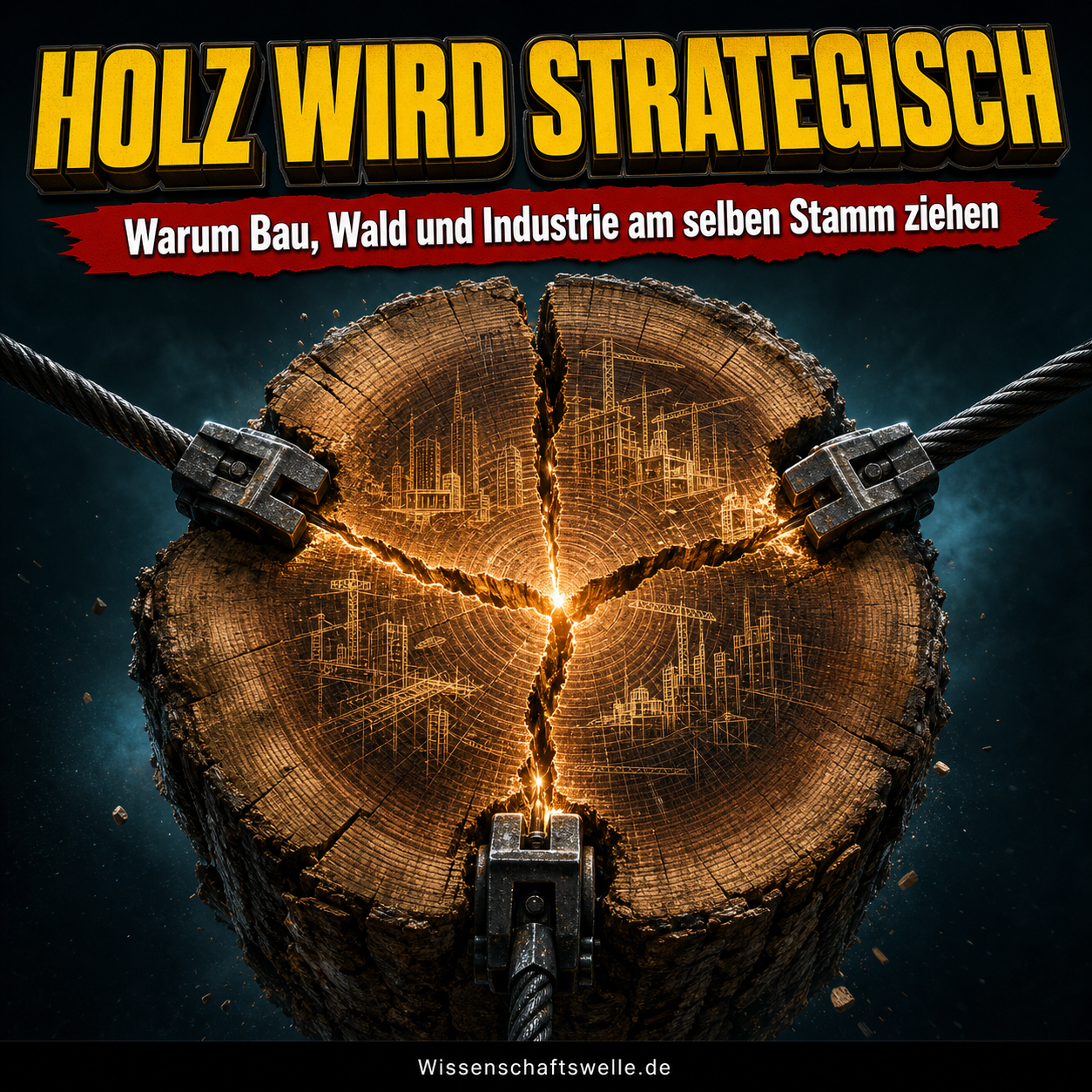 Das neue Ringen um Holz: Warum ein alter Werkstoff strategisch wird