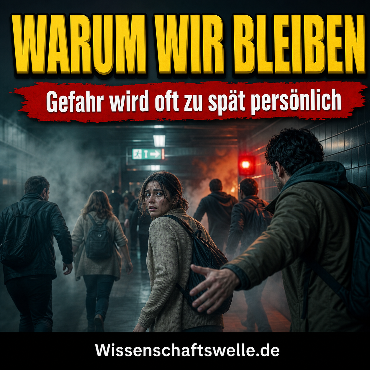 Warum Menschen nicht fliehen: Die Psychologie der letzten Minuten