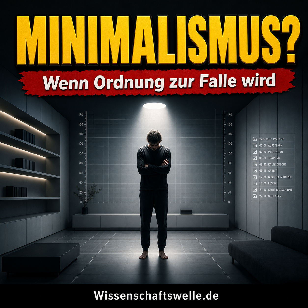 Warum Minimalismus unglücklich macht – wenn Ordnung zur Selbstoptimierungsfalle wird