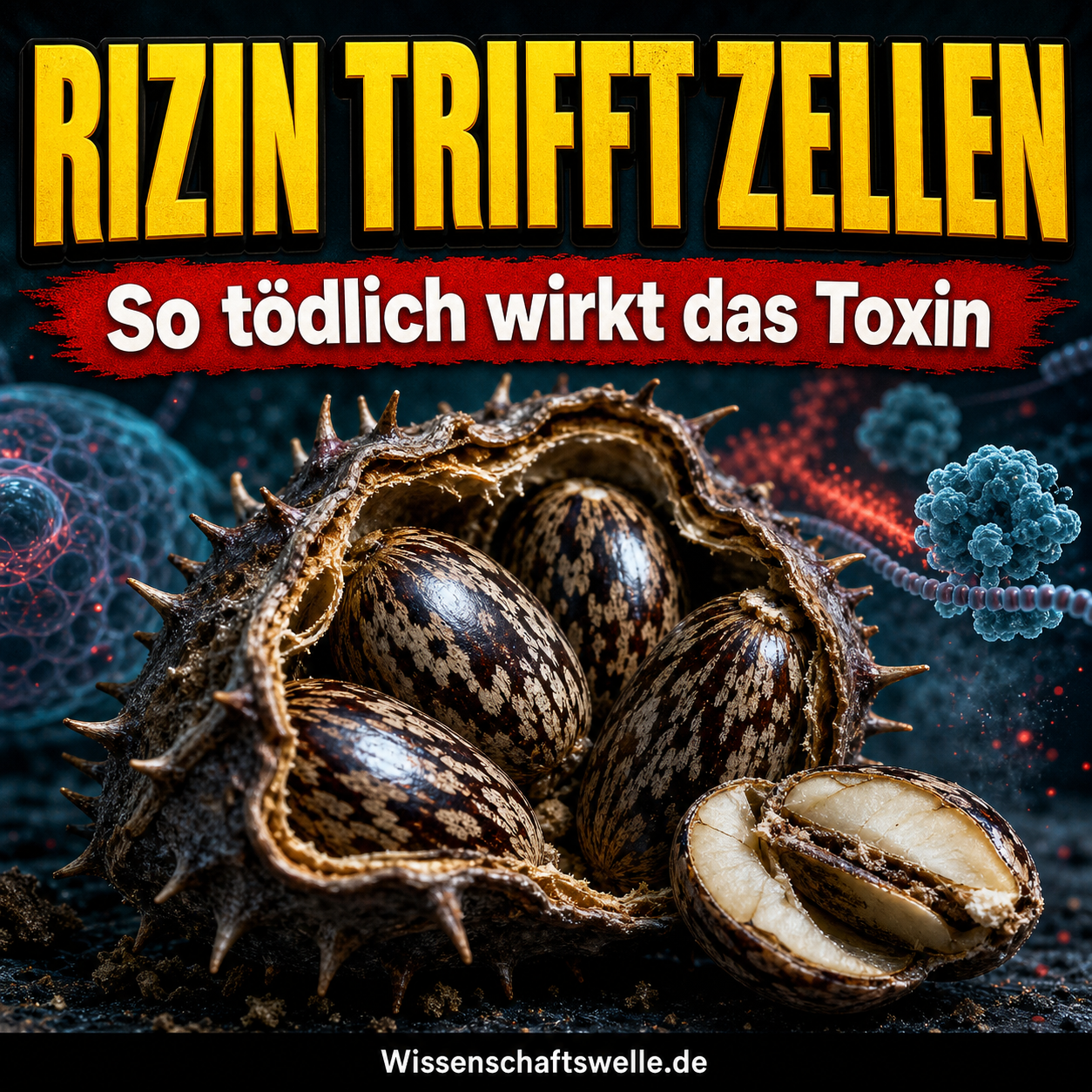 Warum Rizin eines der potentesten Toxine der Welt ist