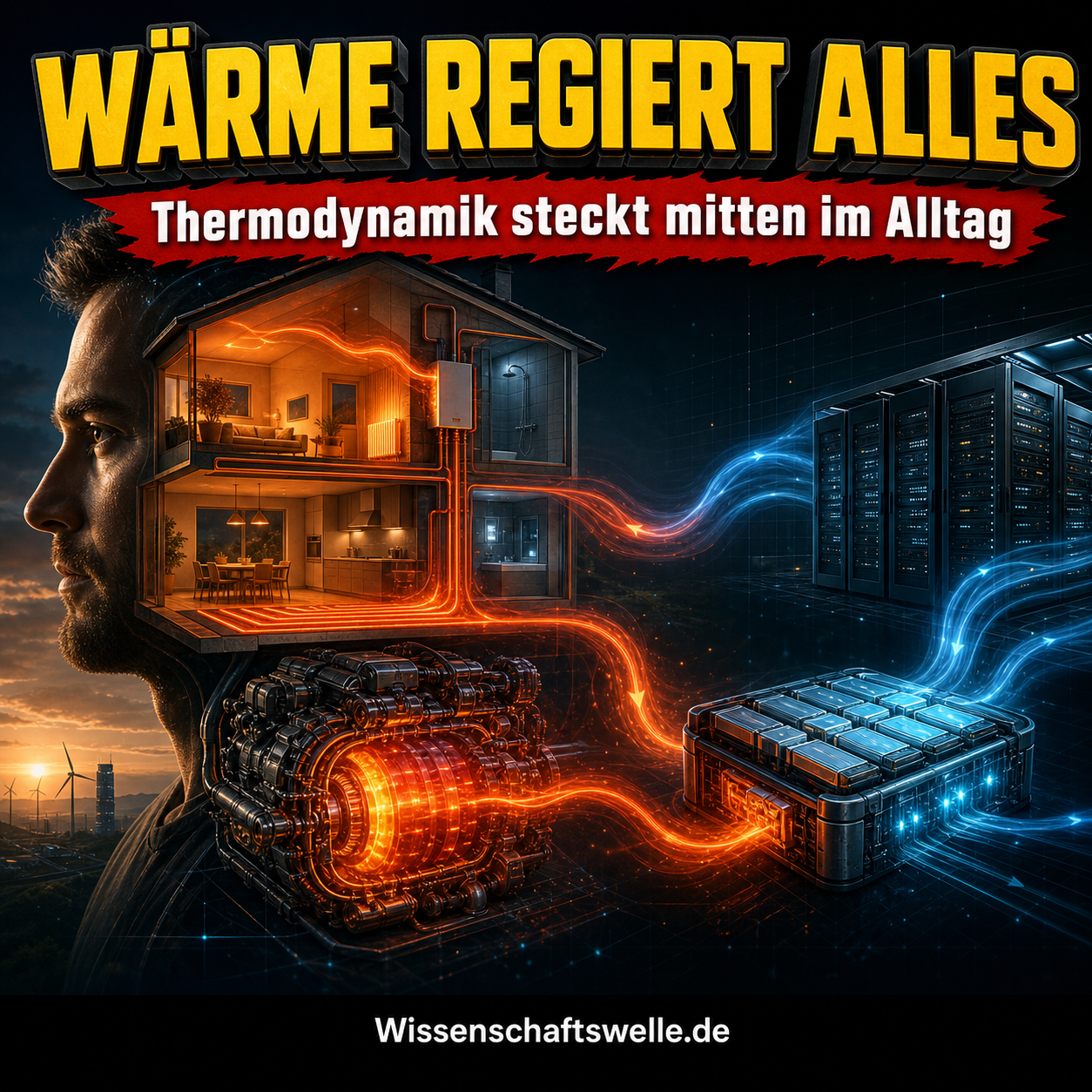 Die unsichtbare Bilanz der Wärme: Warum Thermodynamik über Heizen, Autofahren und Hitzestress entscheidet