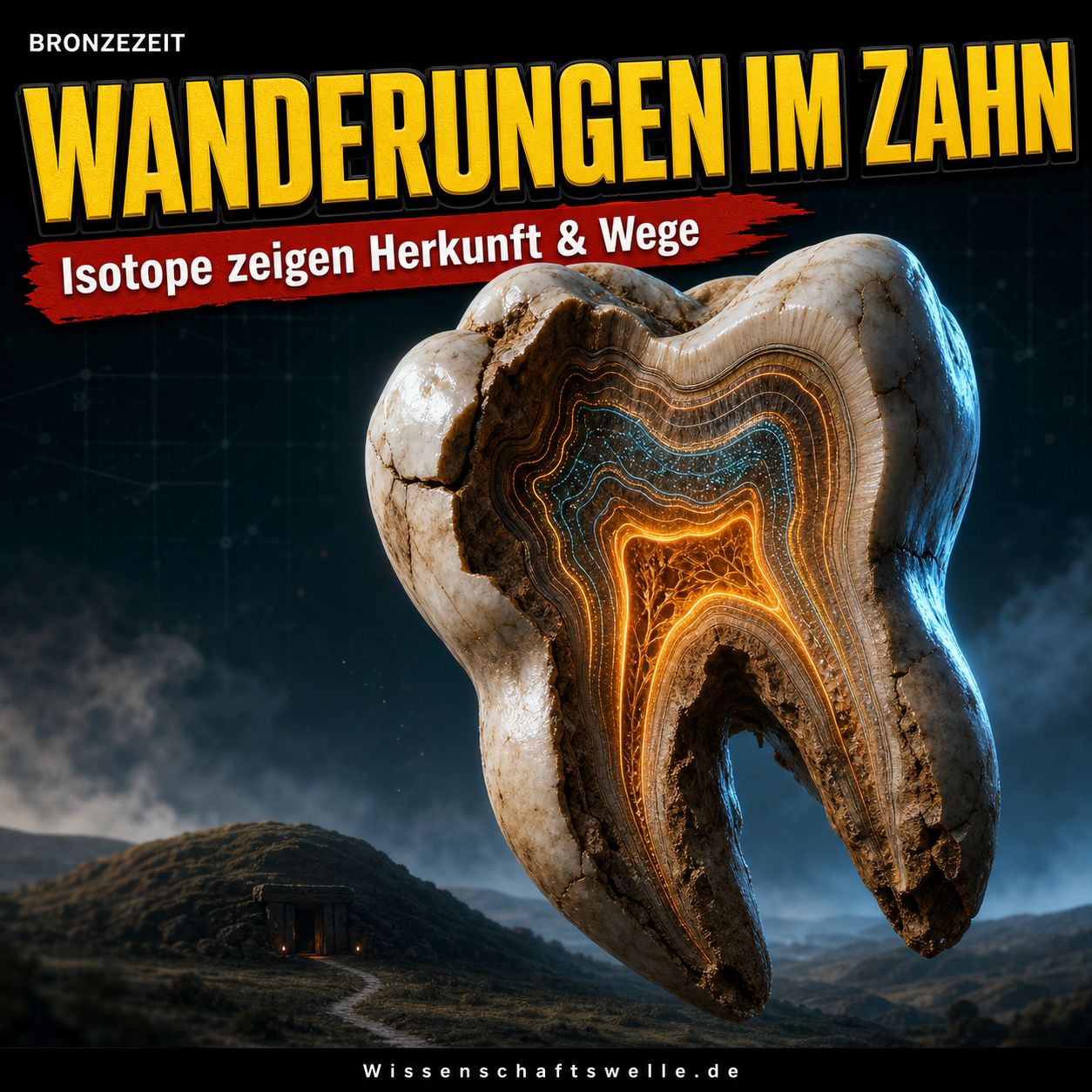 Im Zahnschmelz liegt die Kindheit: Was Zähne über Herkunft und Wanderungen in der Bronzezeit verraten