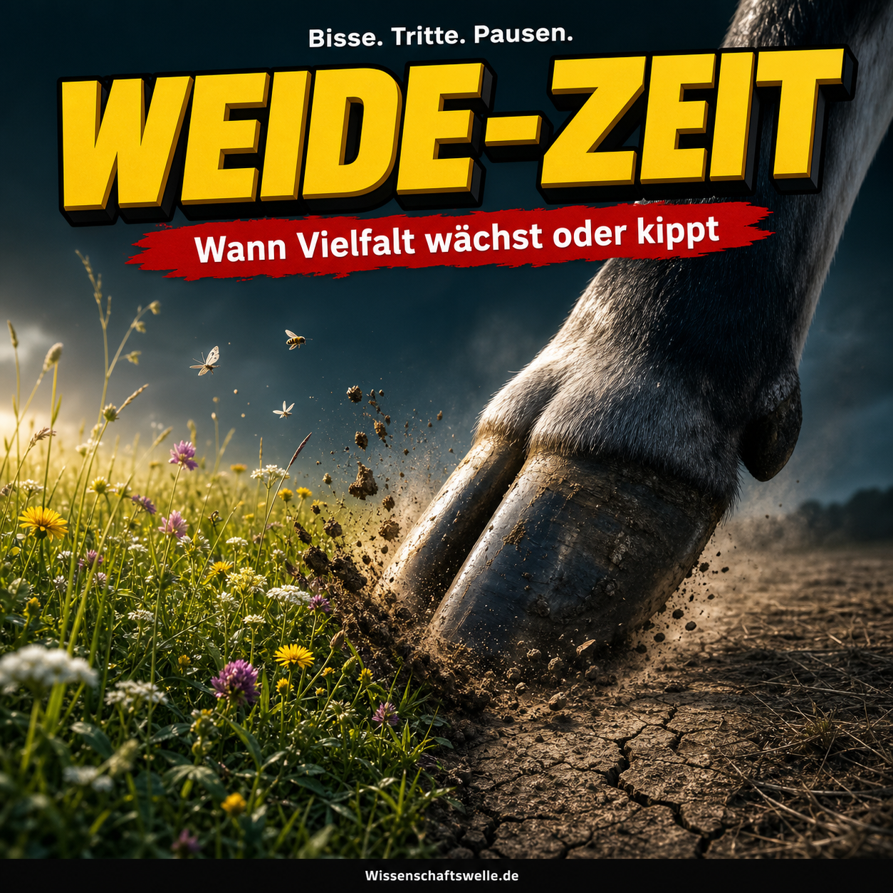 Beweidung und Artenvielfalt: Wann Weidetiere Vielfalt schaffen und wann sie sie niedertrampeln