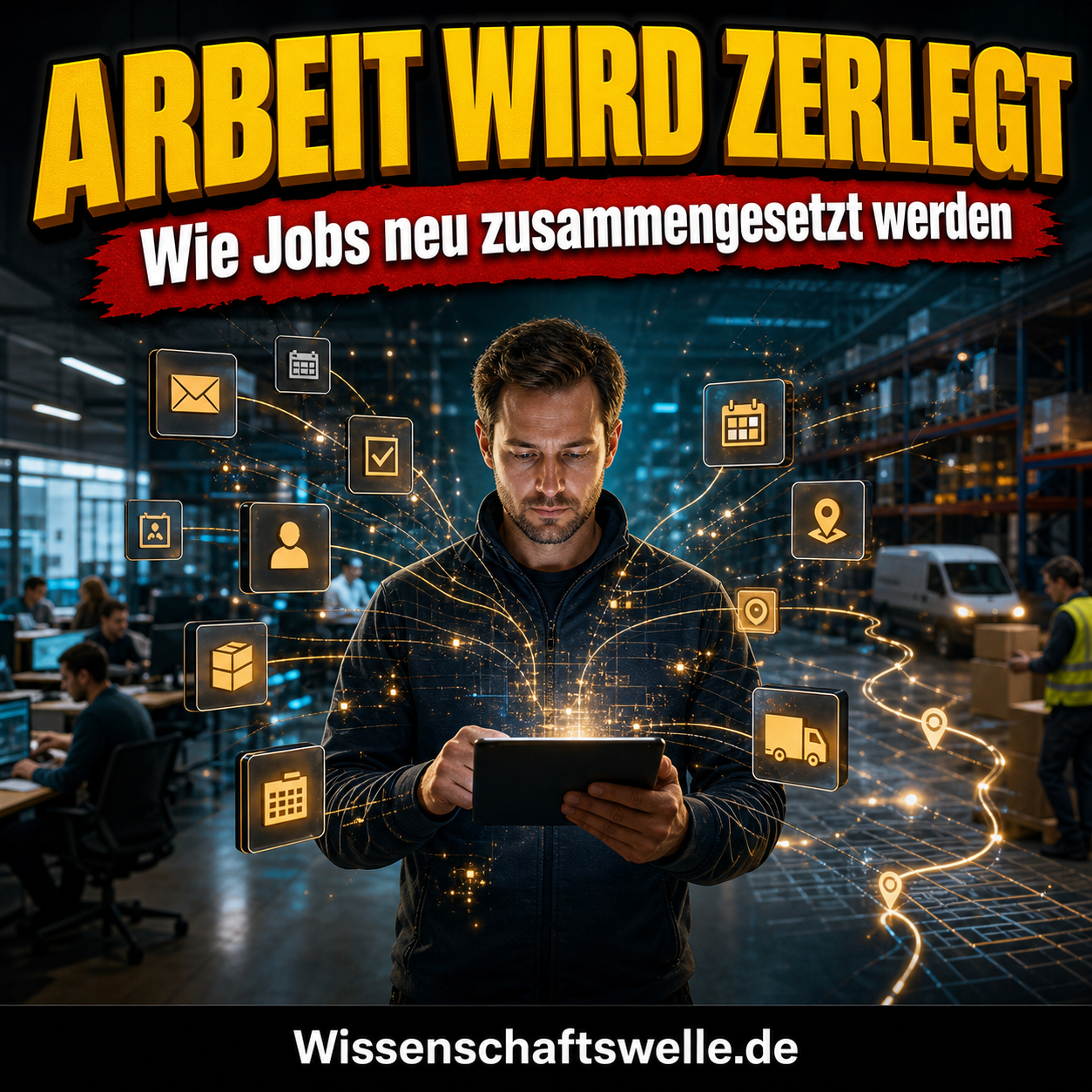 Arbeit zerfällt in Aufgaben: Wie KI, Plattformen und Knappheit den Job des 21. Jahrhunderts neu zusammensetzen