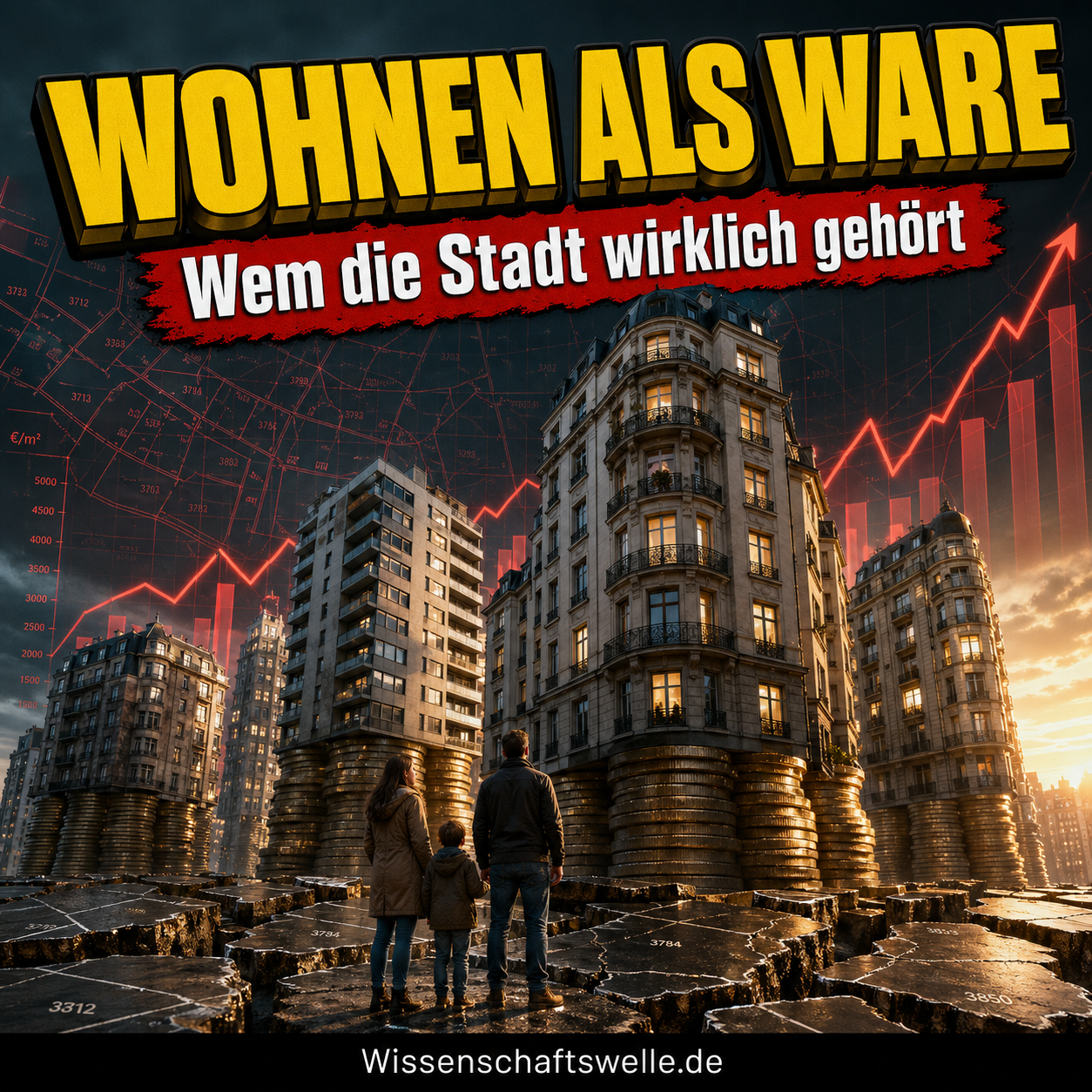 Wirtschaft der Immobilien: Bodenpreise, Spekulation und der drastische Mangel an sozialem Wohnungsbau