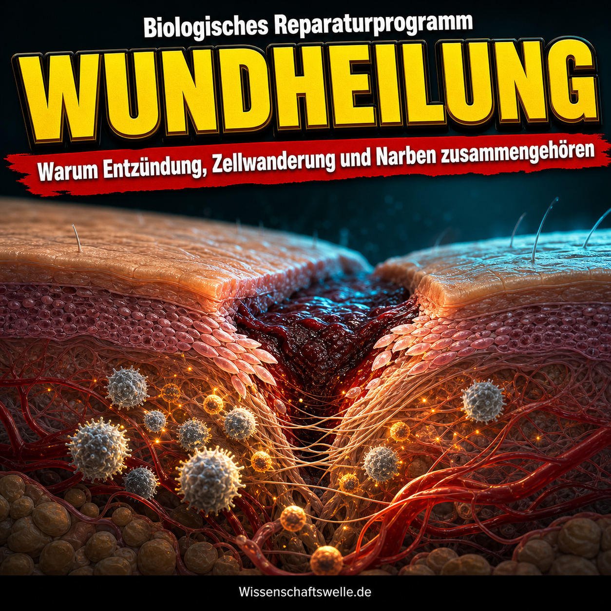 Wundheilung ist kein Zurück auf Anfang: Wie der Körper unter Zeitdruck repariert