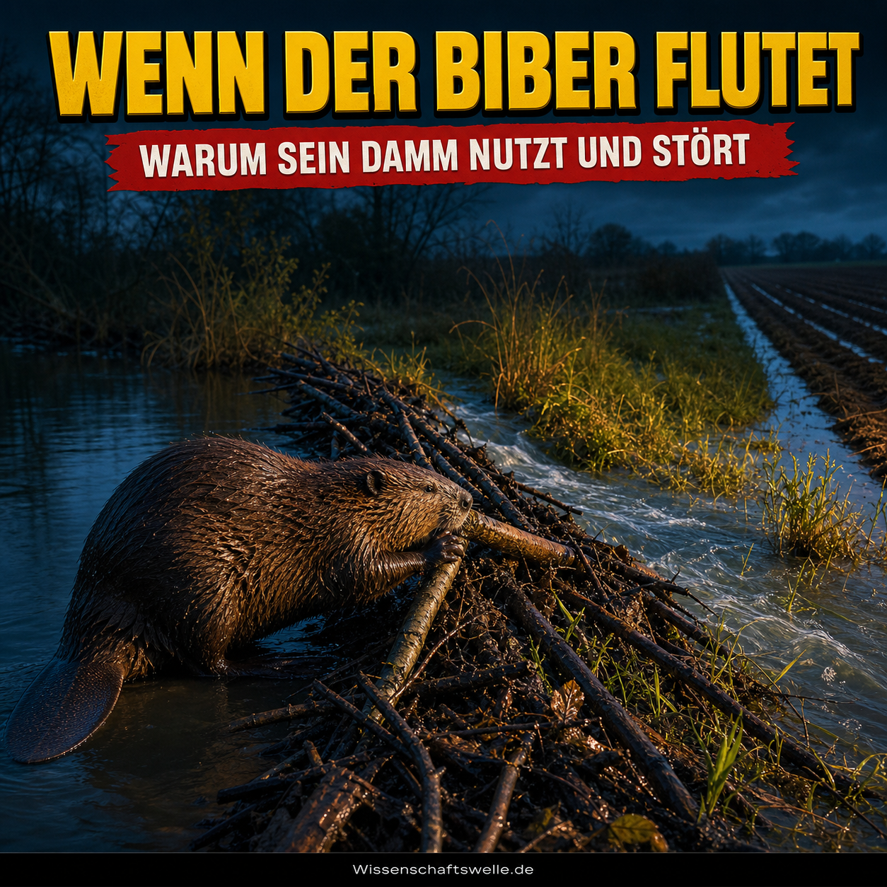 Wie Biberteiche Landschaften umbauen – und wo ihr Nutzen zum Konflikt wird