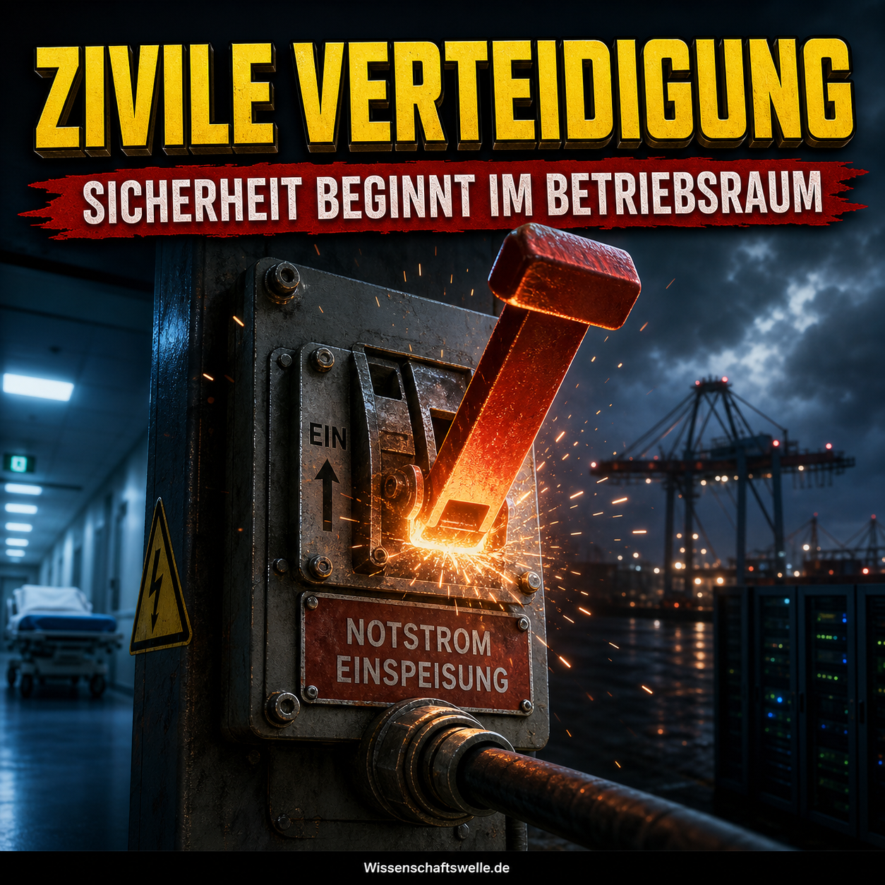 Im Krankenhauskeller, am Kai, im Serverraum: Wo zivile Verteidigung heute anfängt