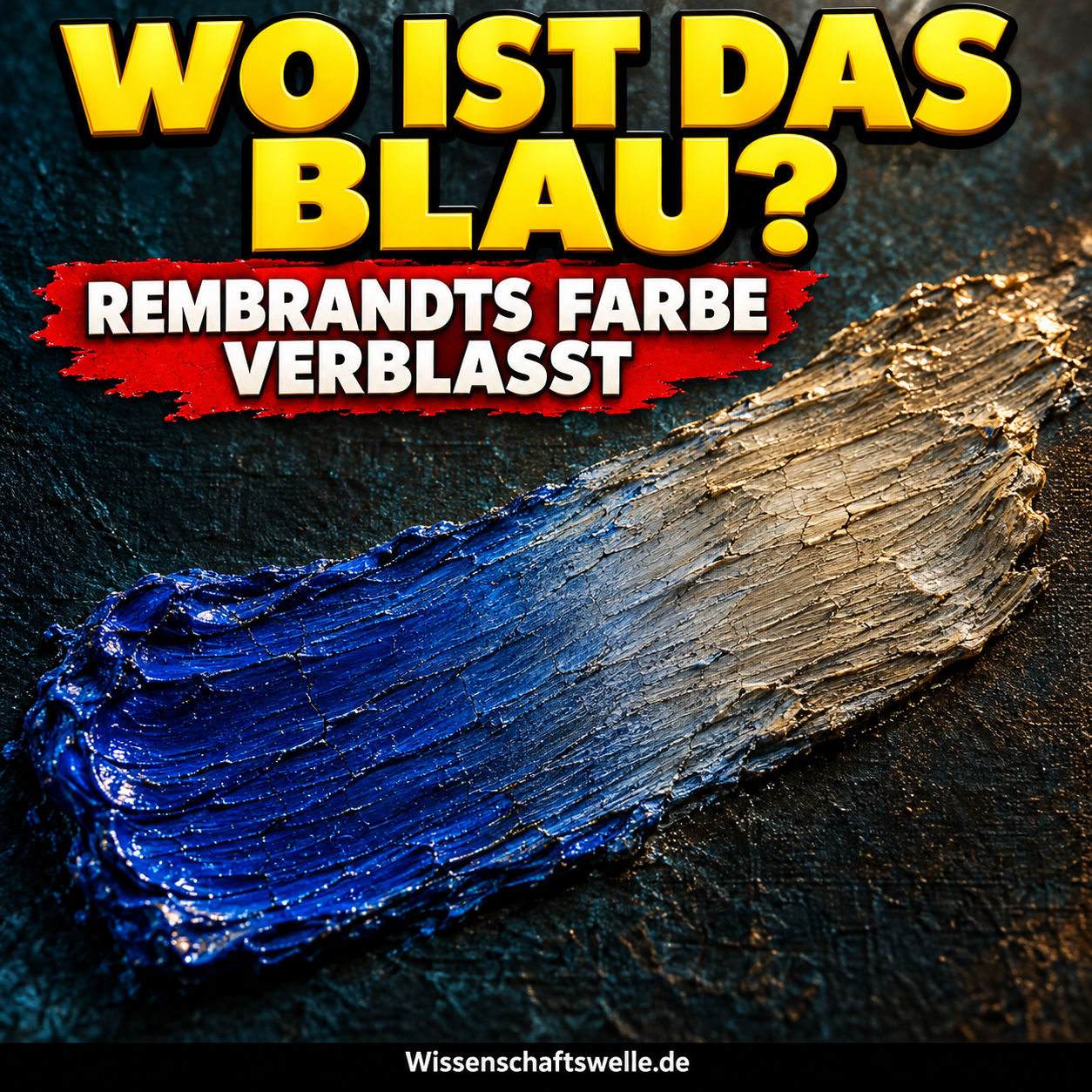 Warum Rembrandts Blau verschwindet – obwohl das Pigment noch da ist