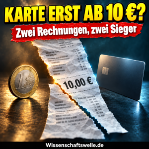 Kassenbon zwischen Münze und Girocard: Cover zur Frage, was Bezahlen den Handel kostet