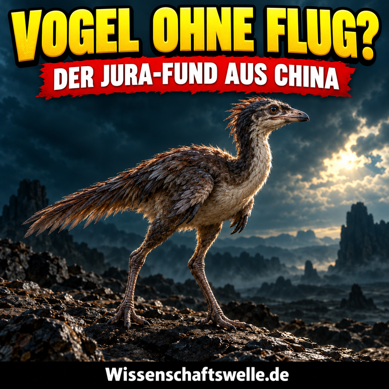 Ein Urvogel, der nicht fliegen konnte: Warum die Vogelgeschichte nicht geradeaus lief